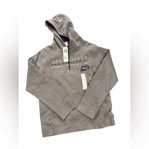 NWT Grey England Patriots Men's Hoodie size Medium
